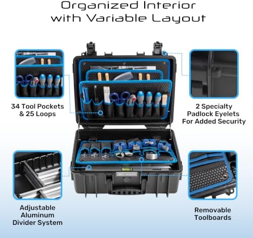b&w international jet 5000 outdoor tool case with on a desk or shelf