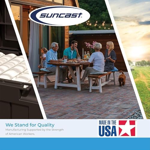 suncast xl vertical storage shed, 106 cu ft, package contents