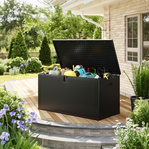 idealhouse 150 gal waterproof blow molded resin deck, view 9