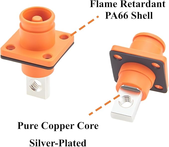1 Set Battery Energy Storage Connector 120A 25mm² High Current HV Connectors - Image 9