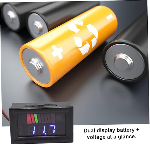 Battery Charge Level Indicator Universal Car Battery Capacity Meter Tester - Image 6