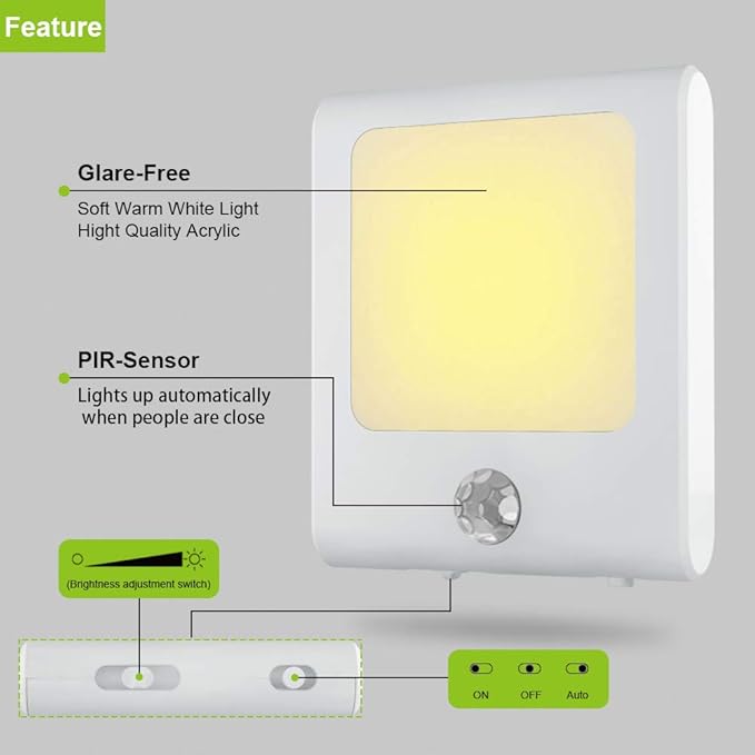 MAZ-TEK Plug in Motion Sensor Lights - Image 2