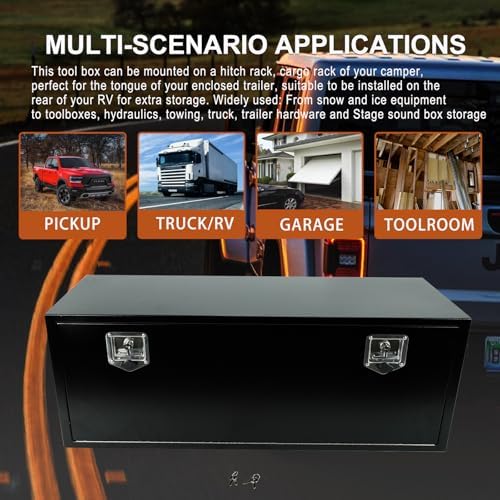 60 inch steel underbody truck tool box heavy on a desk or shelf