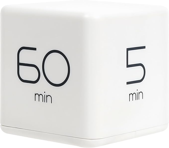 mooas Cube Timer, Timers Cube Flip Block Timers Productivity Gravity Sensor by mooas