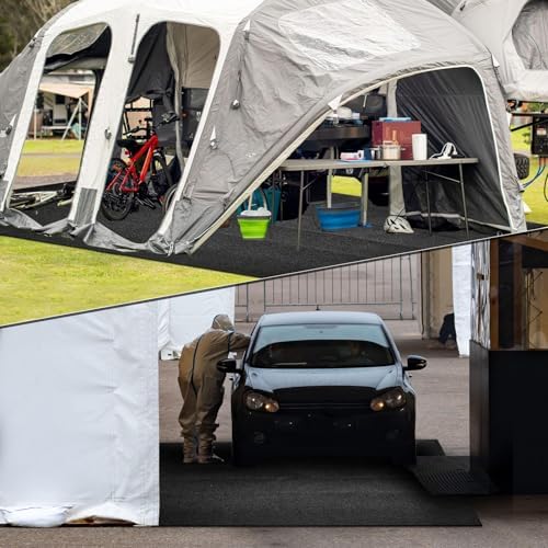 tinideya 10 x 10 ft tent carpet outdoor, package contents