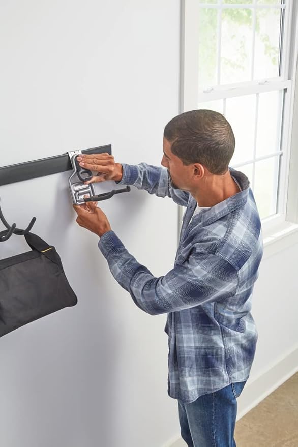 Rubbermaid FastTrack Garage Storage System Tool Hanging Kit, Wall Mount Holder - Image 10