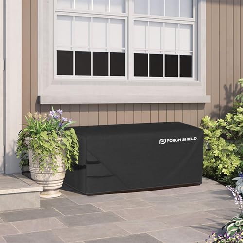 porch shield patio deck box storage cover 61 showing dimensions