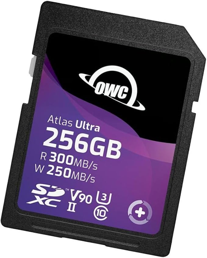 OWC Atlas Ultra 256GB SDXC UHS-II V90 Media Card - Image 2
