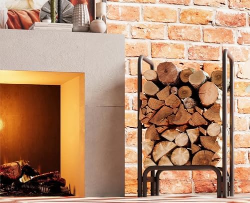 fire beauty firewood rack, carbon steel log holder, package contents