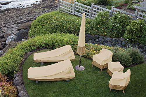 classic accessories veranda water-resistant 12 foot log rack on a desk or shelf