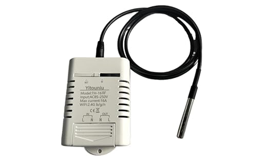 Yitouniu EWeLink Wireless Remote TH16 Switch WiFi Smart 16A Temperature by Unknown