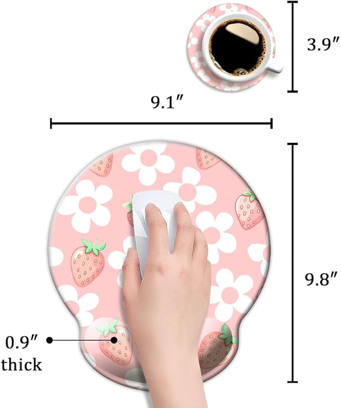 Ergo Comfort Gel Wrist Rest Mouse Pad-Ergonomic Office Mousepad - Image 6