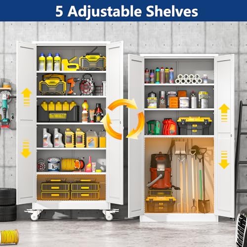 ckzbx metal garage storage cabinet with locking doors, package contents