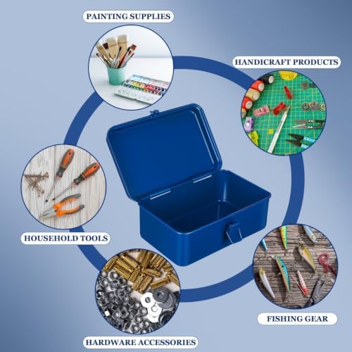 doitool metal tool boxes, 2 pcs portable mini, package contents