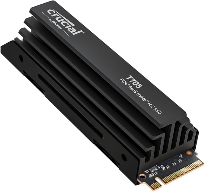 Crucial T705 PCIe Gen5 NVMe 4TB SSD by Crucial