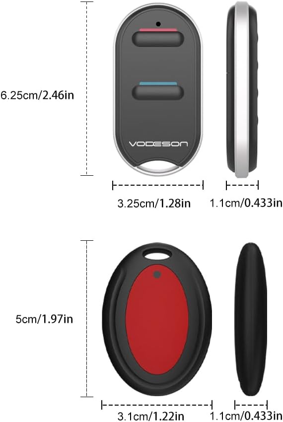 VODESON Key Finder TV Remote Control Finder, No Smartphone Needed Easy to Use - Image 7