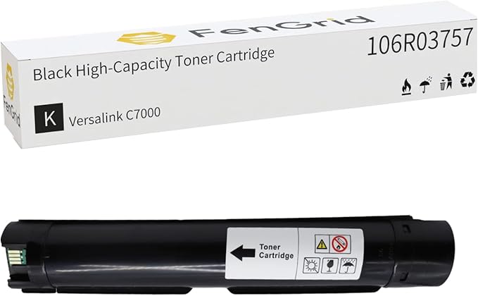 OEM 106R03757 Toner Cartridge Black Extra High Capacity 10, 700 Page-Yield Works by FenGrid