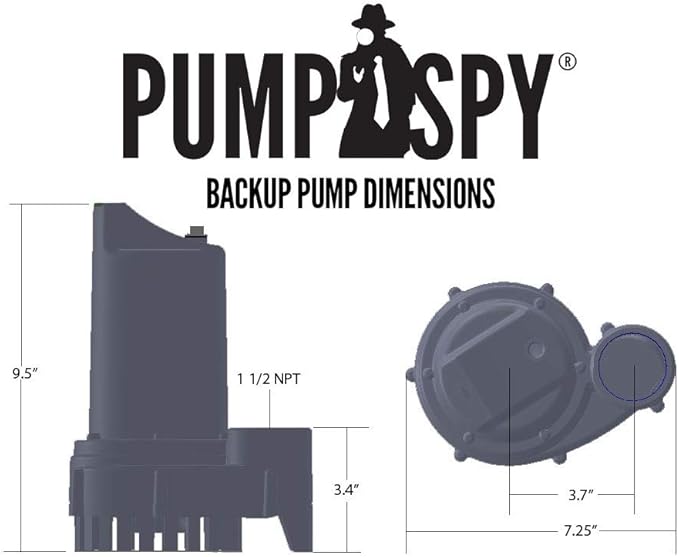 PumpSpy PS2000C Pre-Assembled SmartPump Combination Wi-Fi Connected 1/2HP - Image 8