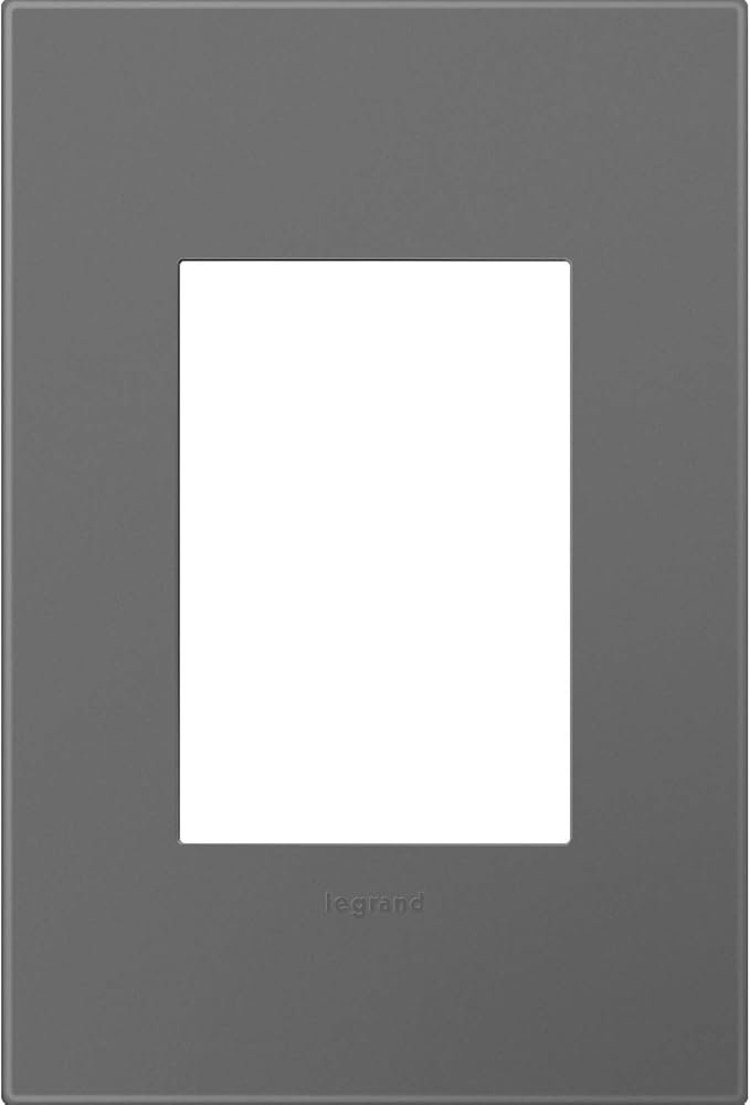 Legrand adorne Magnesium, 1-Gang + Wall plate by adorne