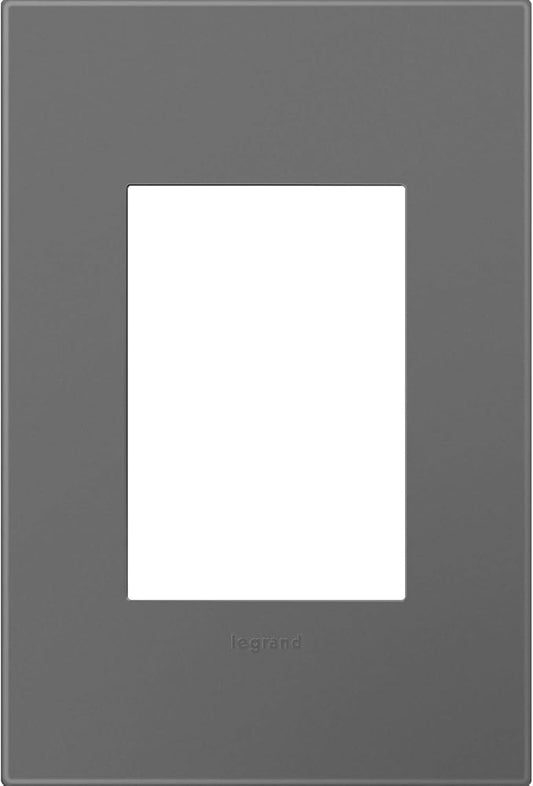 Legrand adorne Magnesium, 1-Gang + Wall plate by adorne