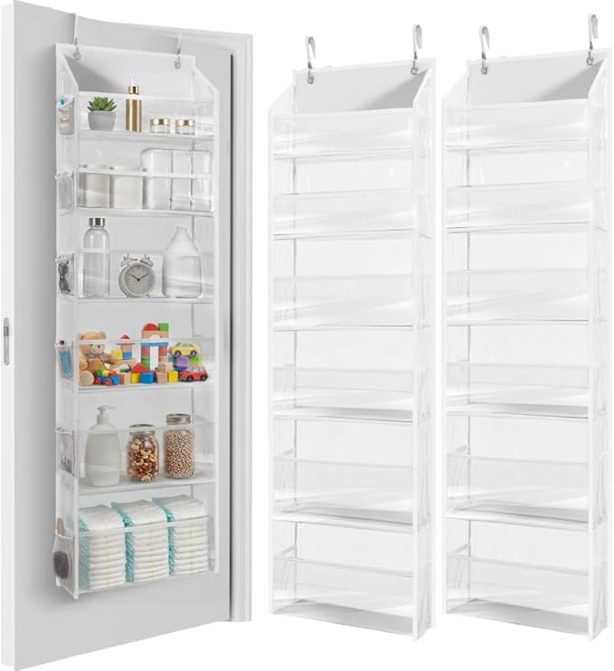 HOMELUX THEORY UPGRADED 6 Tiers Over The Door Organizer Hanging by HomeluxTheory