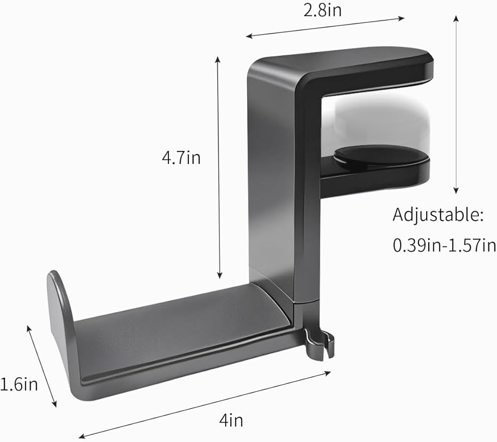 STEARBOR Headphone Hook，Under Desk Headphone Holder，PC Gaming Headset - Image 6