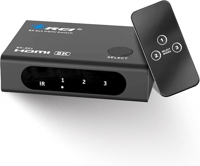 OREI HDMI Switcher with 4K@120Hz 4:4:4 / 8K@60Hz 4:2:0 by OREI