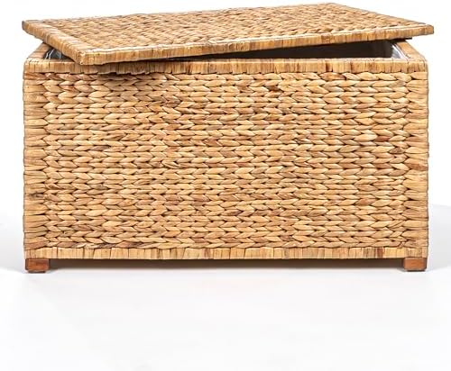 happimess hpm9005a anada wicker weave 30" storage trunk, view 11