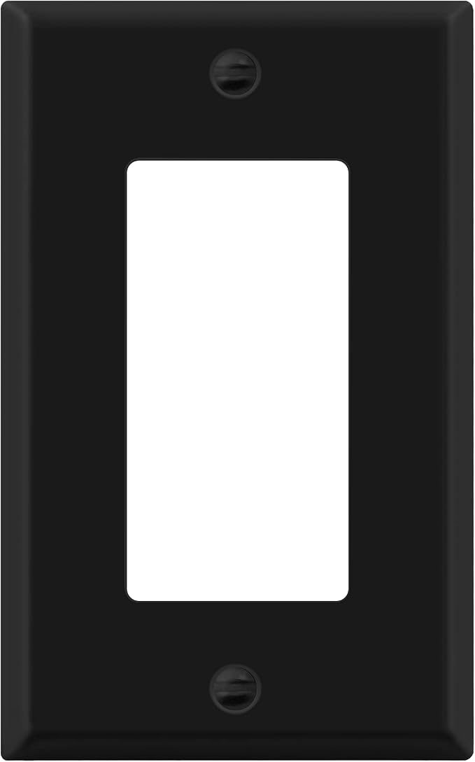 ENERLITES Decorator Switch Metal Wall Plate, Outlet Cover, Corrosion Resistant by Enerlites