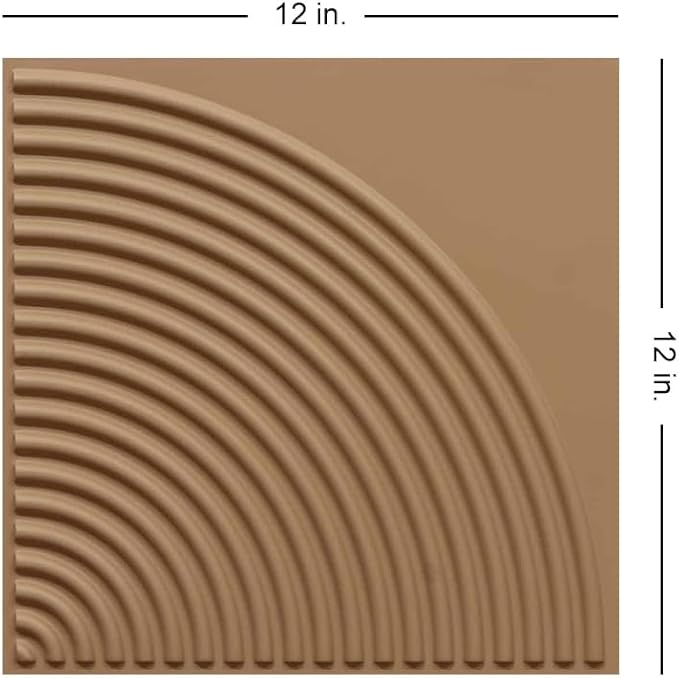 From Plain To Beautiful In Hours 9002 Arc Swell PVC 12 in x 12 in Peel and - Image 3