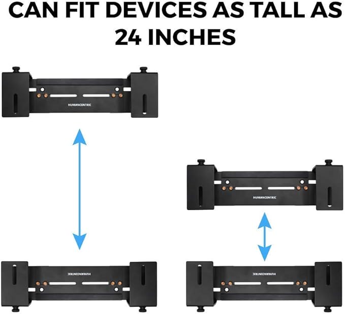 HumanCentric Adjustable Device Wall Mount, Cable Box and Modem Bracket - Image 7