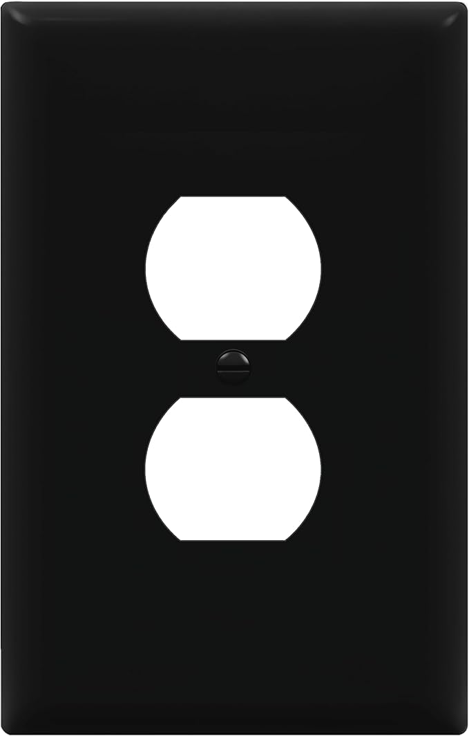 ENERLITES Duplex Receptacle Outlet Wall Plate, Jumbo Electrical Outlet Cover by Enerlites