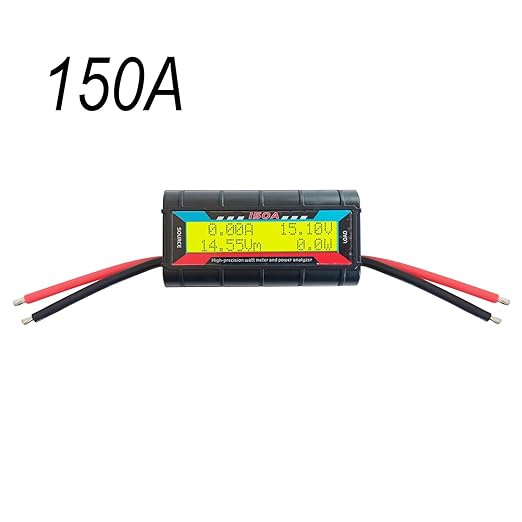 Proshopping 150A RC Watt Meter, High Precision Power Analyzer, DC 0-60V Volt - Image 3