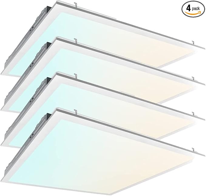 2x2 FT LED Light Flat Panel, CCT Selectable 30K | 35K | 40K | 50K | 65K by LEDENERGYPLUS