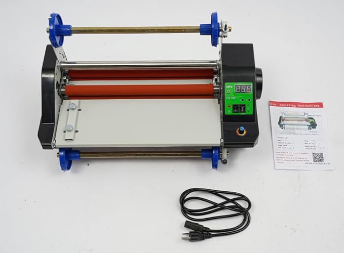 Pro Laminating Machine with Single & Double Sided Heating, 35cm Width & 0-200°C - Image 3