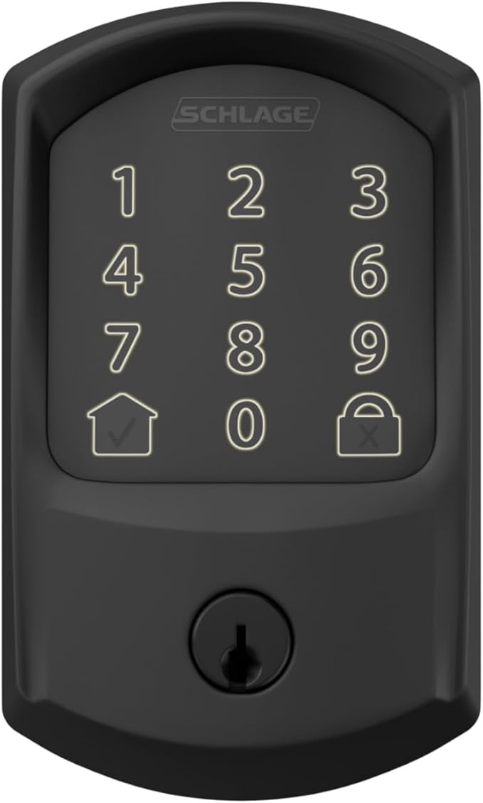 SCHLAGE BE489WB GRW 622 Encode WiFi Deadbolt Smart Lock, Keyless Entry - Image 4