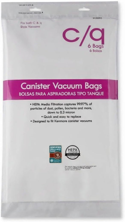 A&Apro 10-Pack Type C/Q Canister Vacuum Bags – Compatible by Unknown