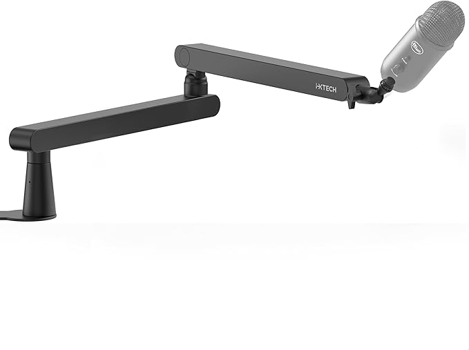 IXTECH Mic Arm Desk Mount, Low Profile 360° Swivel Mic Boom Arm, Adjustable by I-XTECH
