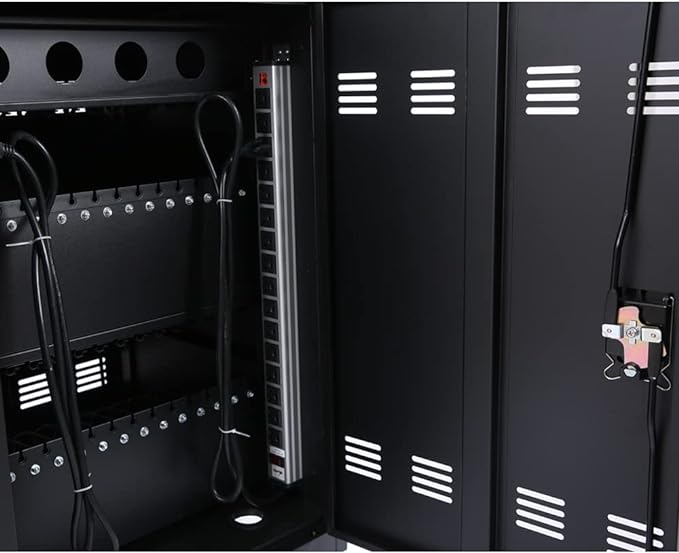 TIOPLY Laptop Charging Cart, 32 Device Tablet Storage Carts - Image 3