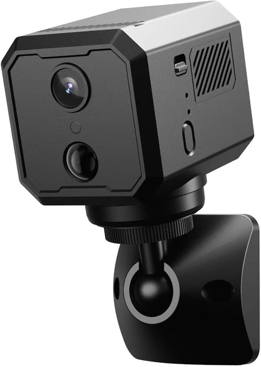 2K WiFi Indoor Camera with 64GB SD Card, Battery Powered Security Cam, 180-Day by Unknown