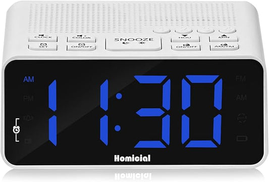 Homicial Digital Alarm Clock Radio by Homicial