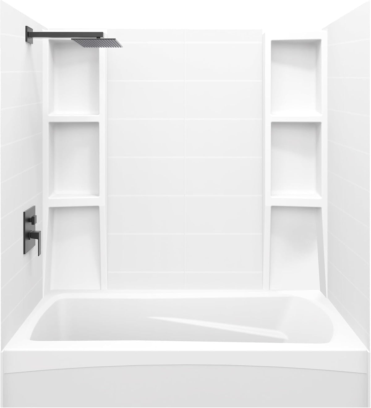 White Acrylic Tub Wall Surround 32"x 60"x 58"