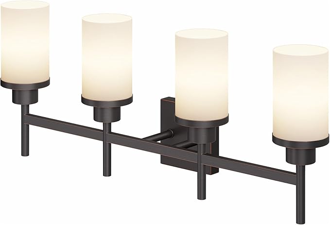 AONEON Bathroom Light Fixtures 4-Light Bathrom Vanity Lightings by AONEON