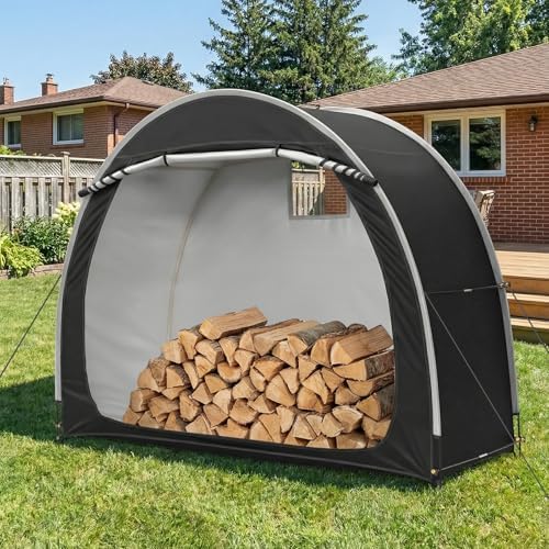 outvita portable bike tent cover for 4-5 bikes, front angle view