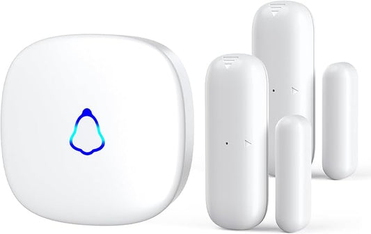 METAK Door Chime, Wireless Door Open Contact Sensor Alarm by METAK