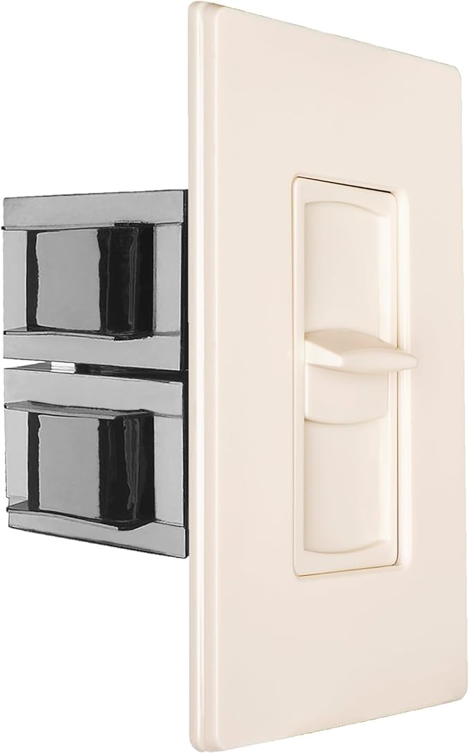 OSD 300W Sleek, Minimalist Design in Wall Volume Control, Slider Almond by OutdoorSpeakerDepot