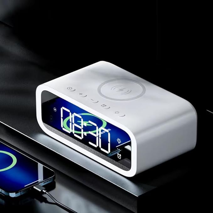 AYI 4in1 Smart Wireless Charging Alarm Clock - Image 5