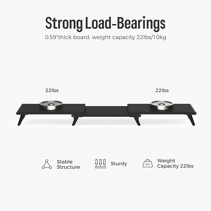 loukin Dual Monitor Stand Riser - Image 3