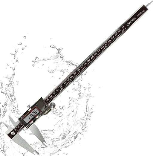 KETOTEK Digital Caliper, 12 Inch/300mm Vernier Caliper Measuring Tool by KETOTEK