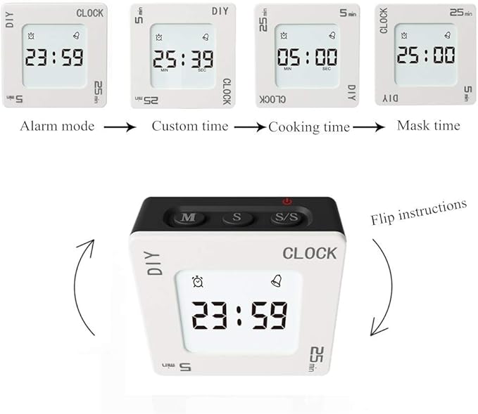 Timer, Creative Shaking Alarm Clock, 25 and Any Minute Time Management Device - Image 3